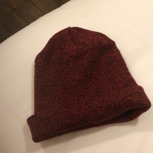 TARGET Red and Black patterned beanie